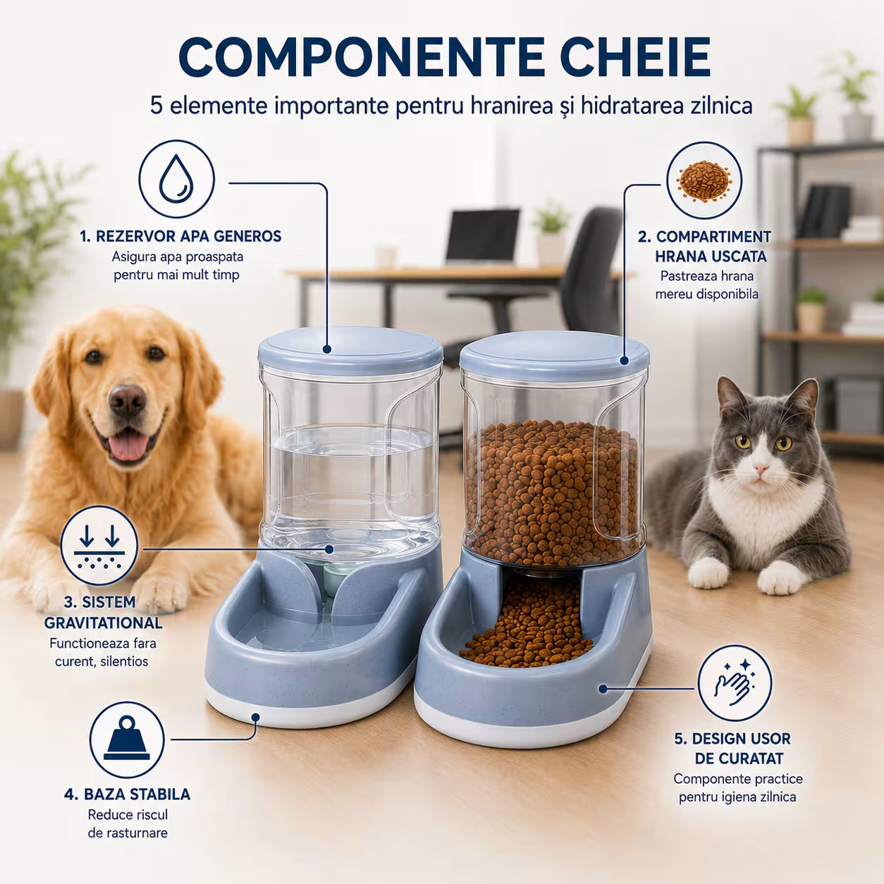Dispenser de apa 2in1 gri