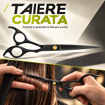 Foarfece profesionale de tuns si filat 10 Piese
