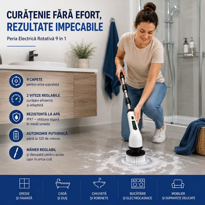 Perie mop rotativ