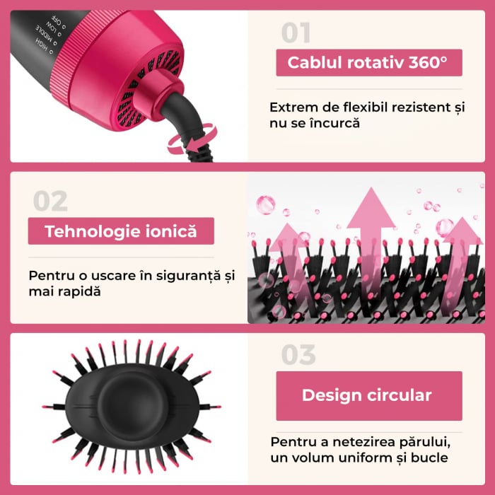 Perie electrica de par 4 in 1 - Regal Bliss 0744343585045