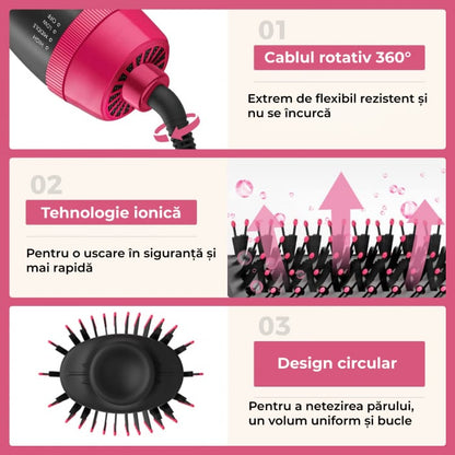 Perie electrica de par 4 in 1 - Regal Bliss 0744343585045