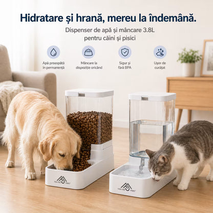Dispenser de apa si mancare 3.8L
