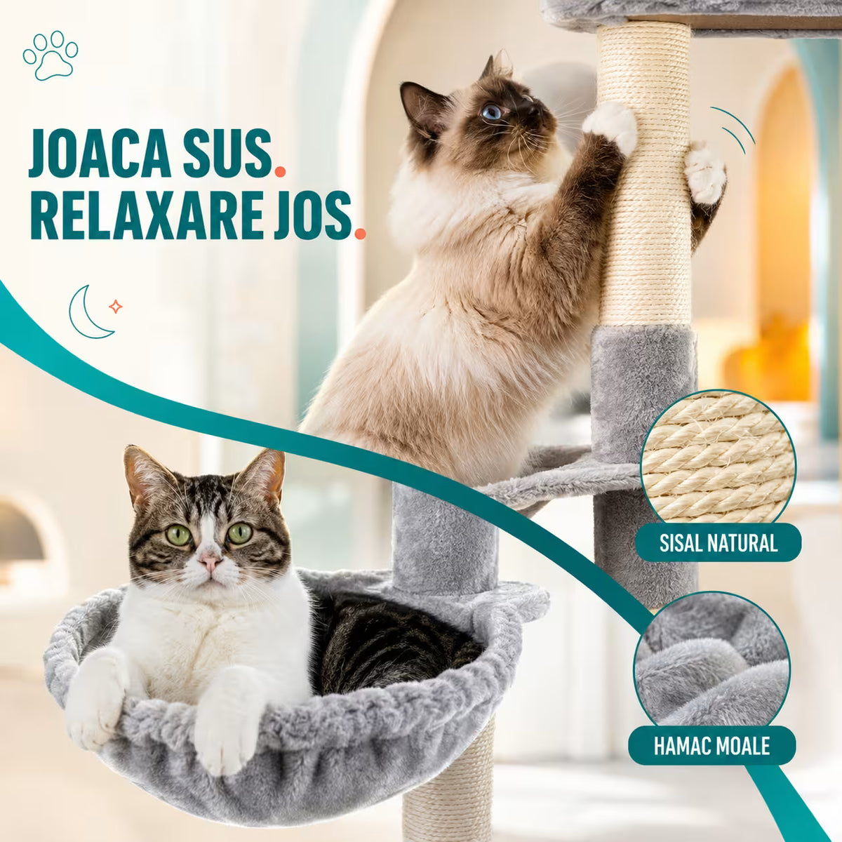Ansamblu de joaca gri - 143 cm