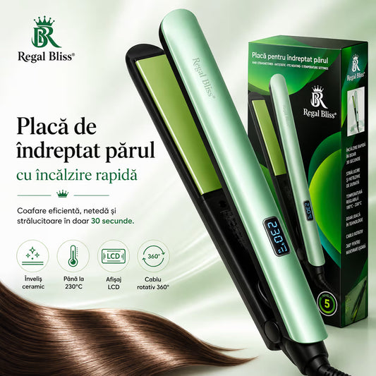 Placa de indreptat parul cu incalzire rapida