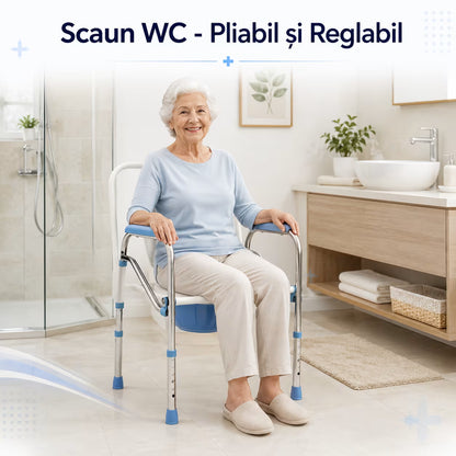 Scaun WC - Pliabil si Reglabil