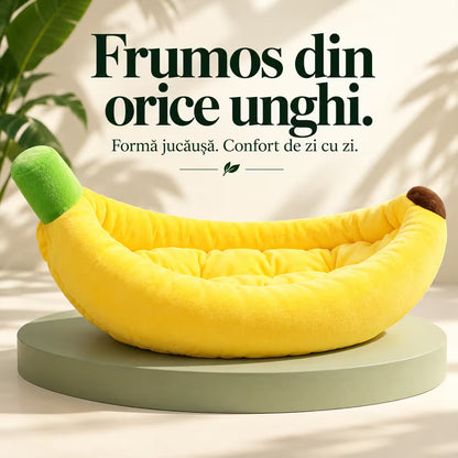 Culcus banana pentru caini si pisici