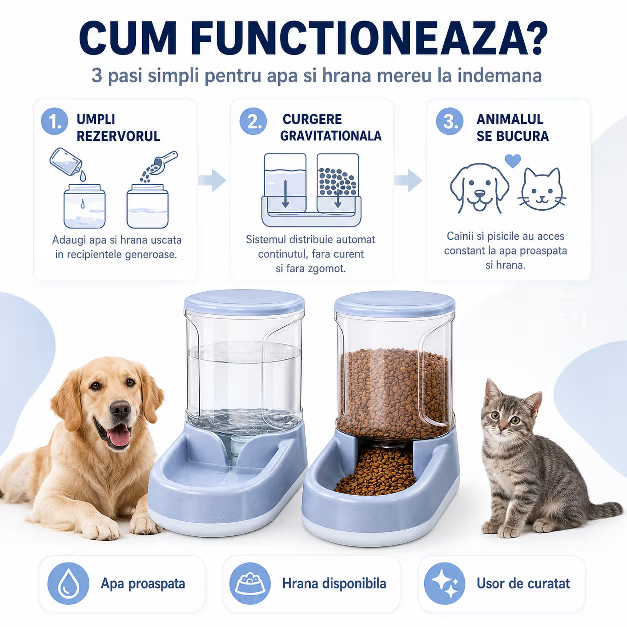 Dispenser de apa 2in1 gri