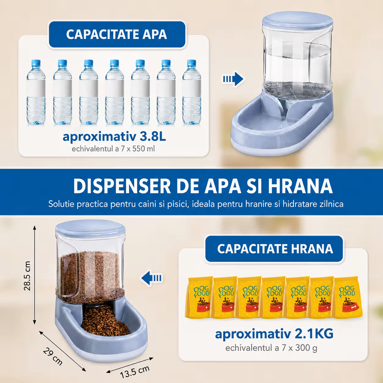 Dispenser de apa 2in1 gri