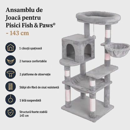 Ansamblu de joaca gri - 143 cm