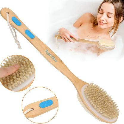 Perie de baie din lemn 0744343585601