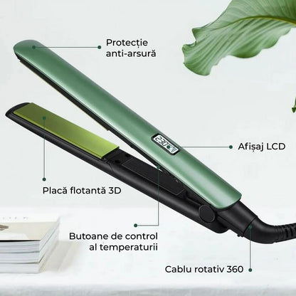 Placa de indreptat parul cu incalzire rapida 0744343586936