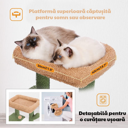 Ansamblu de joaca pentru pisici - Cactus (TT)