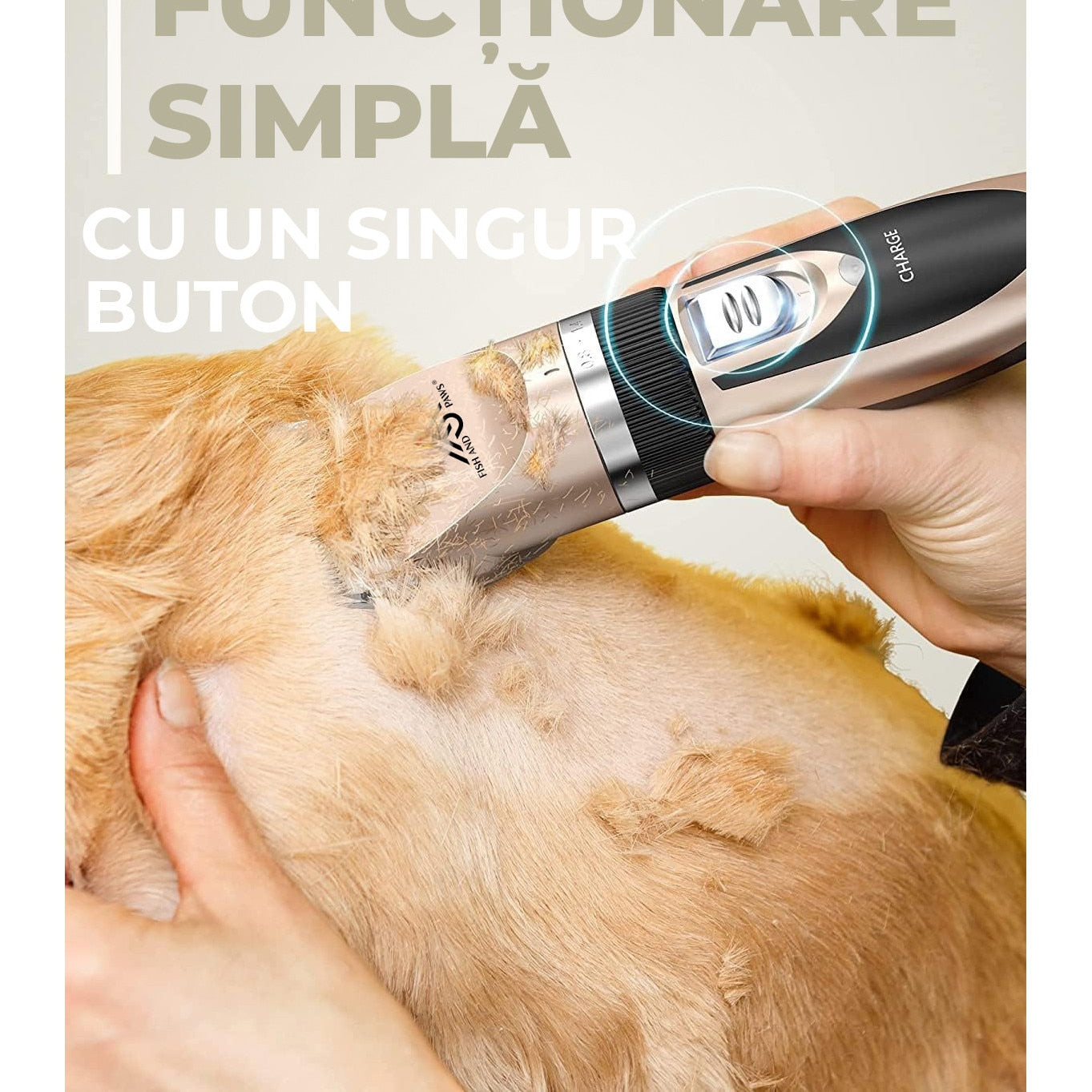 Masina profesionala de tuns animale 0744343584222