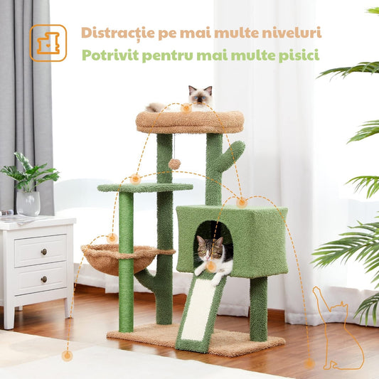 Ansamblu de joaca pentru pisici - Cactus (TT)