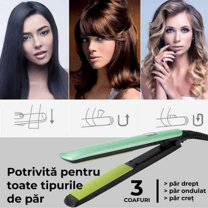 Placa de indreptat parul cu incalzire rapida 0744343586936