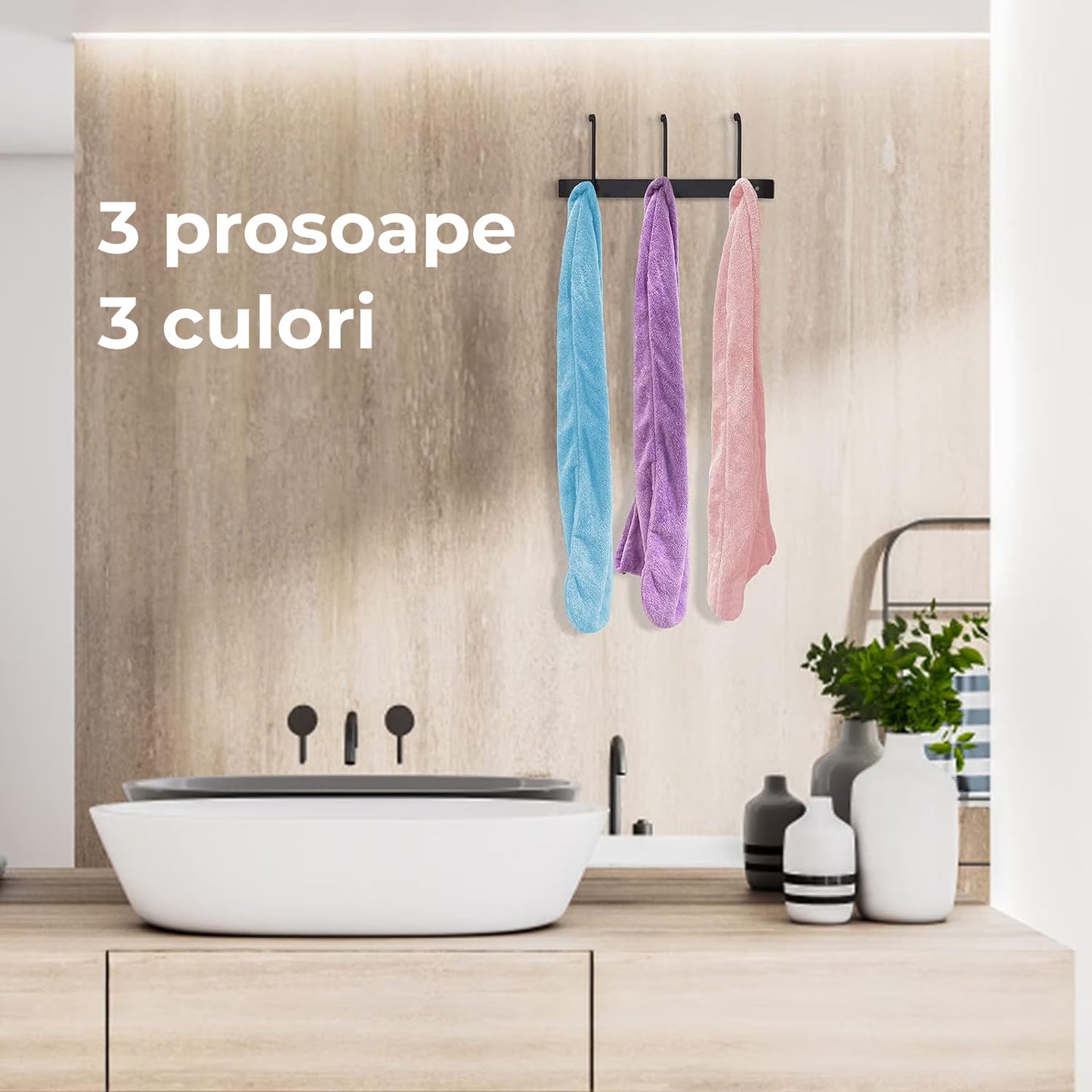 Prosoape de baie set 3 buc