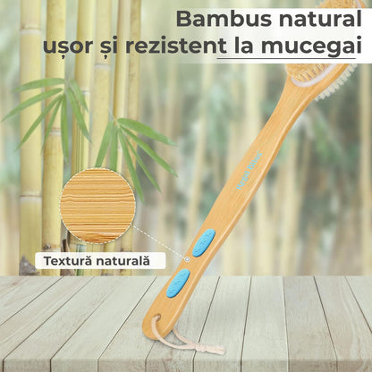 Perie de baie din lemn 0744343585601