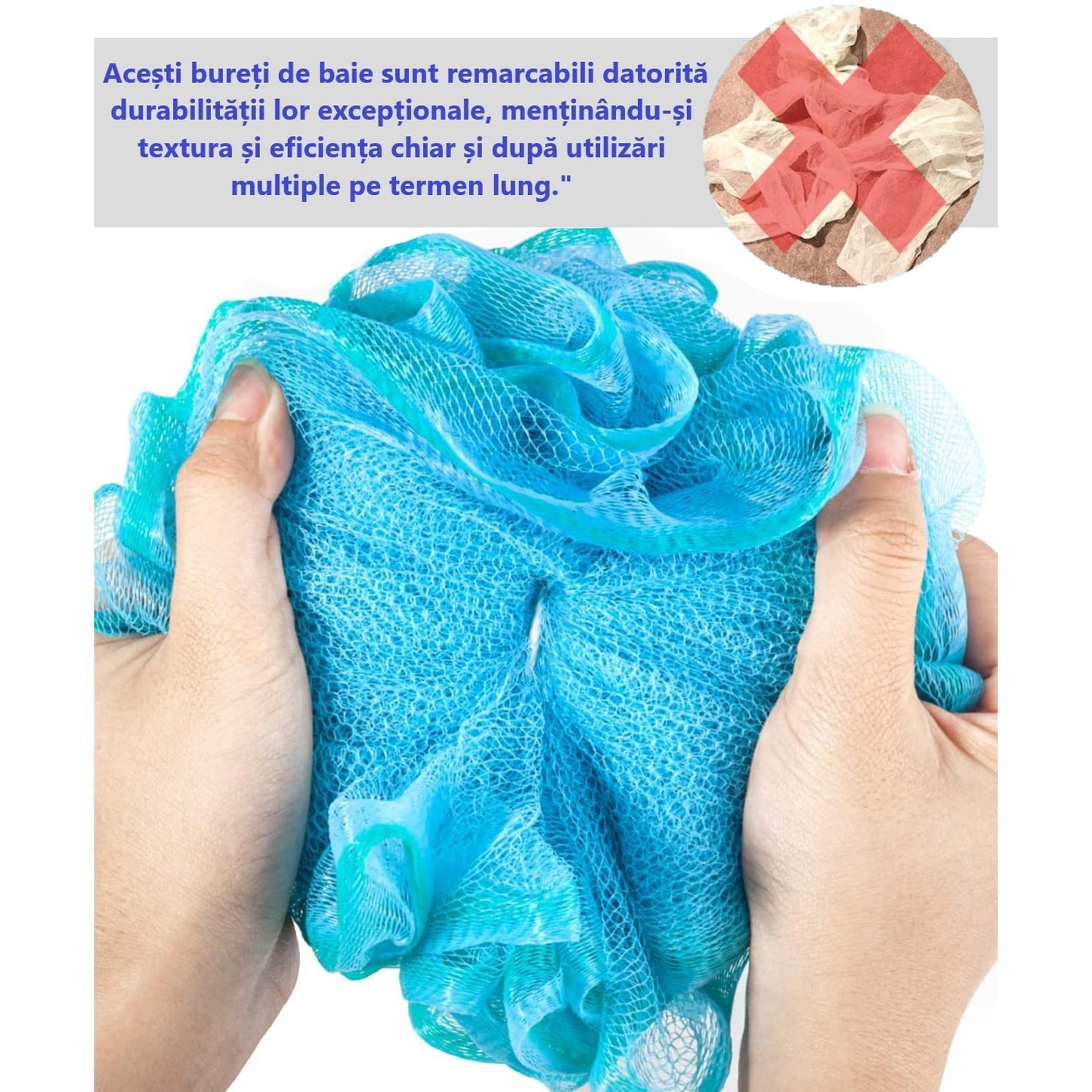 Bureti de baie set 4 buc