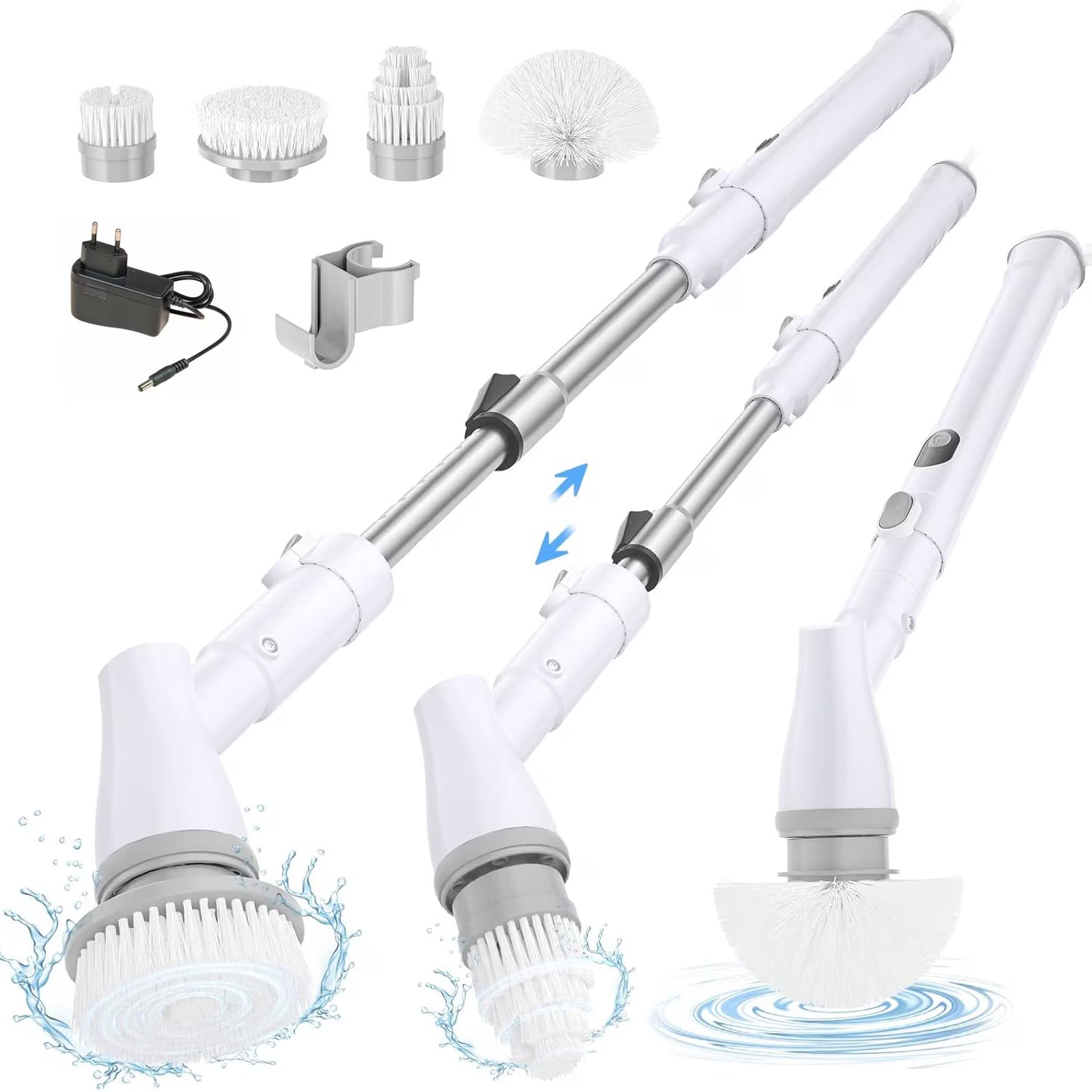 Perie Rotativă cu Maner Extensibil