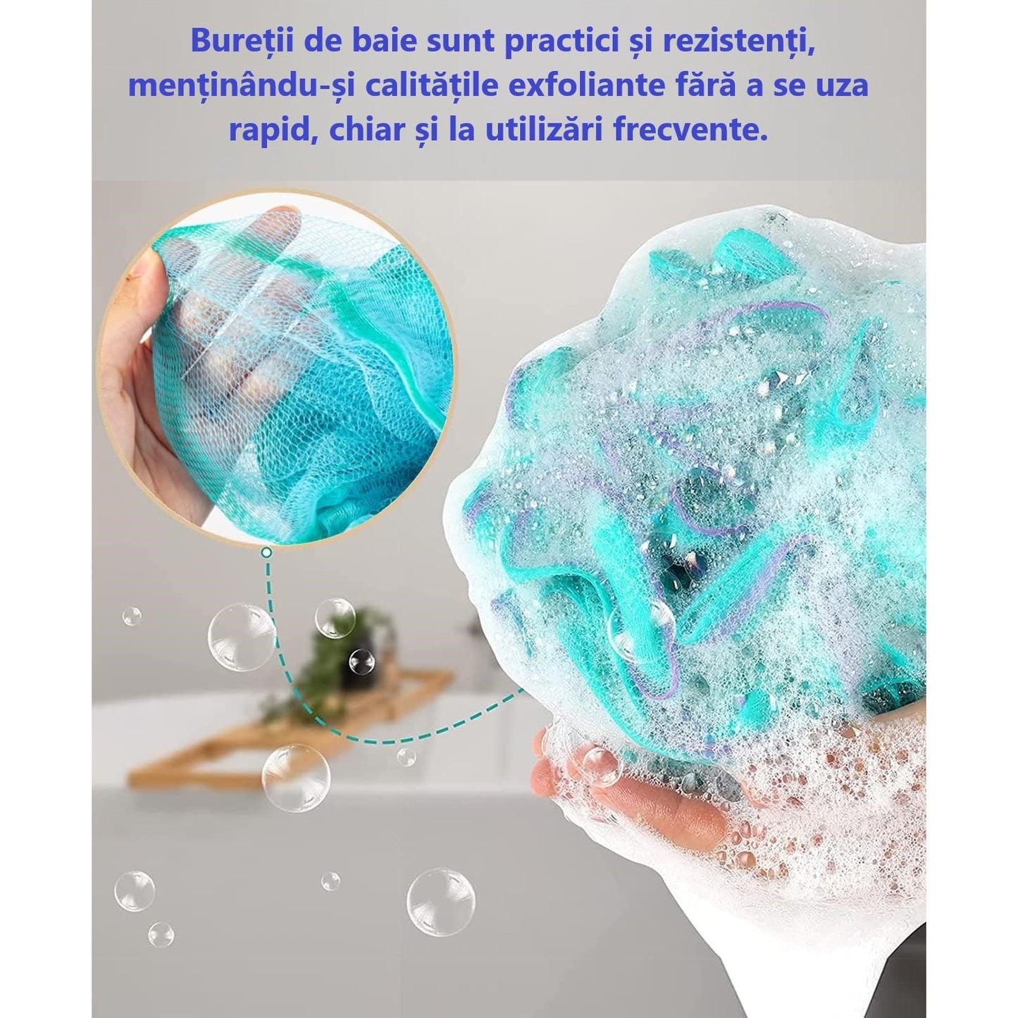 Bureti de baie set 4 buc