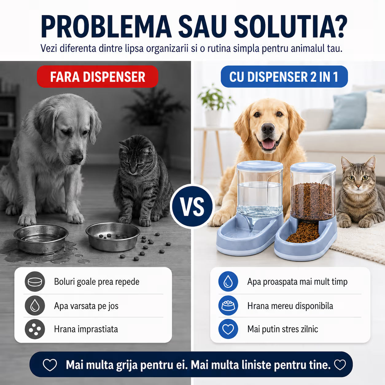 Dispenser de apa 2in1 gri