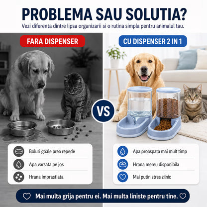 Dispenser de apa 2in1 gri