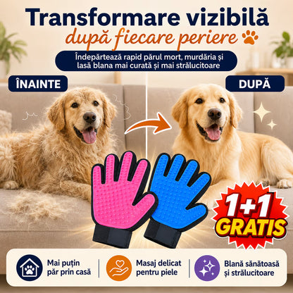 Manusi tip perie pentru animale