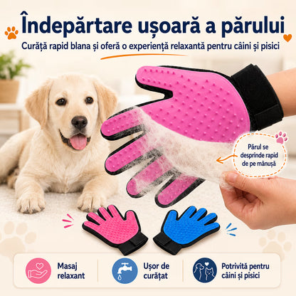 Manusi tip perie pentru animale